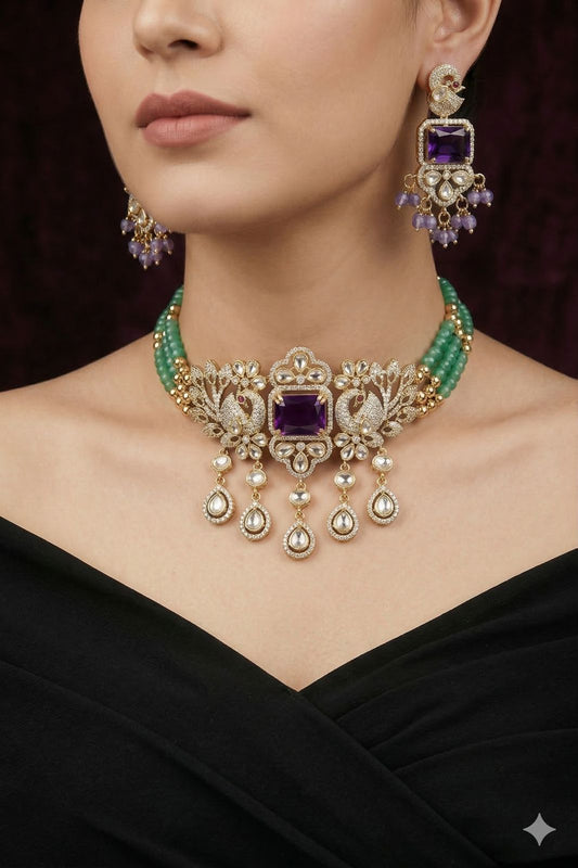 Royal Mayura Choker Set