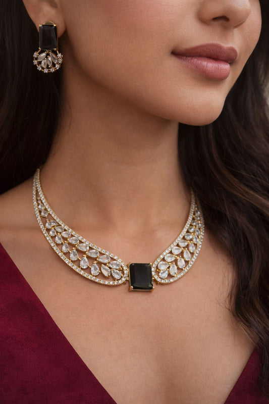 Diamond Kundan Necklace