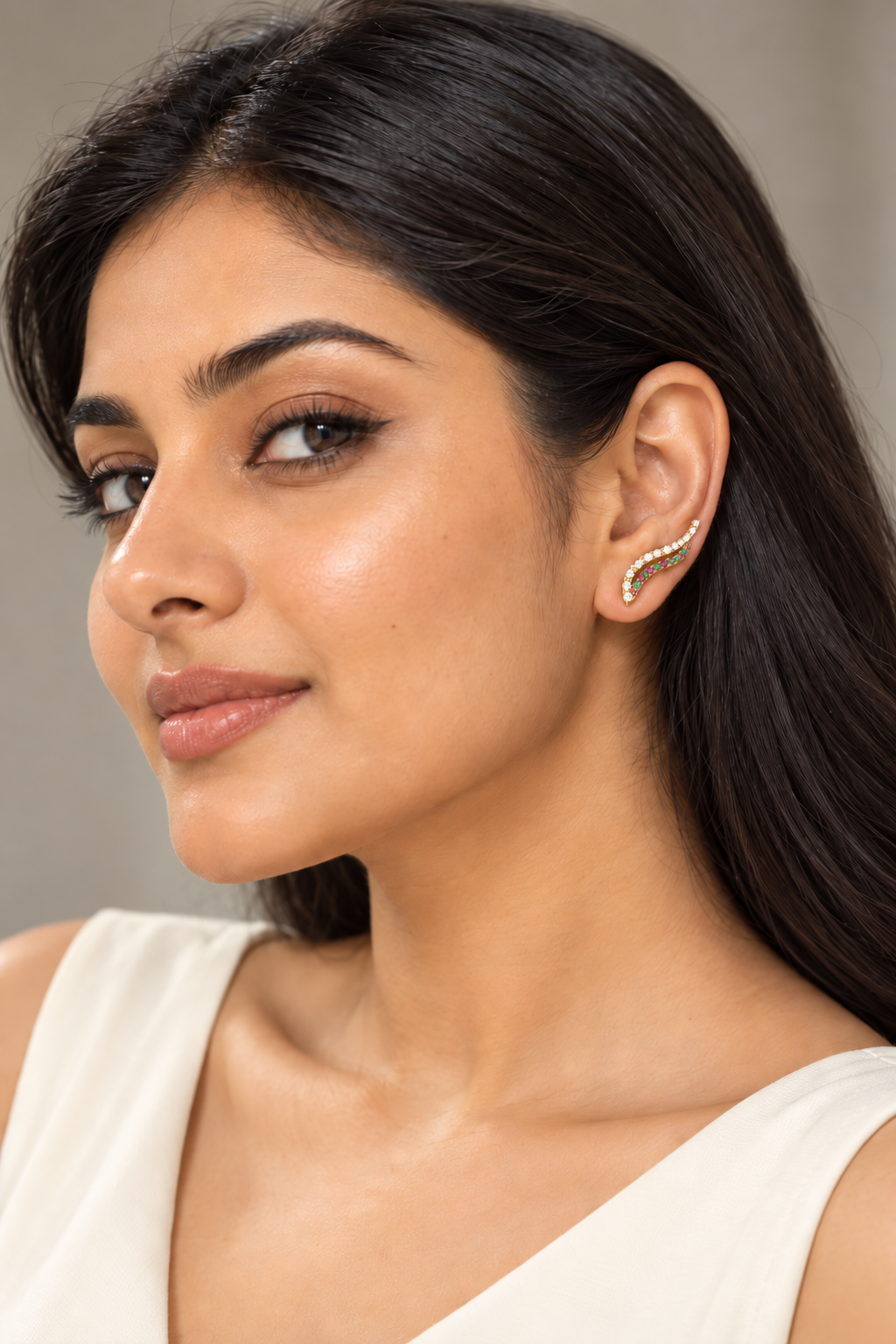 Celestial Curve Ear Climbers - photo 2