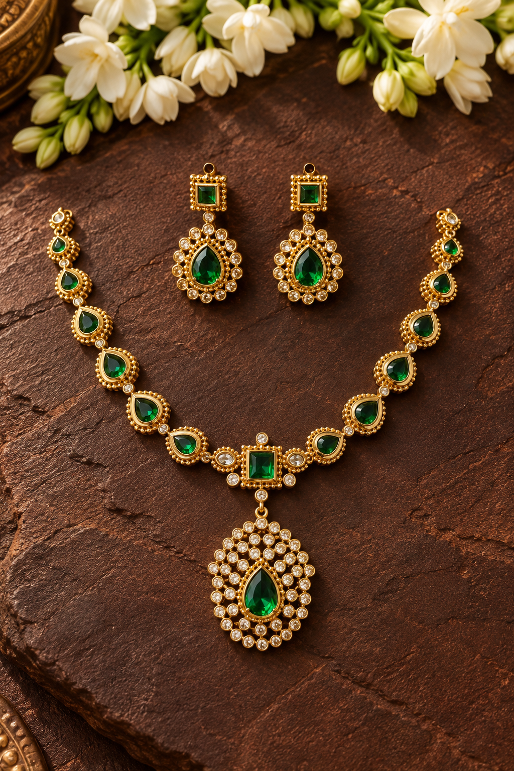 Emerald Ruby Rose Trio Set - photo 4