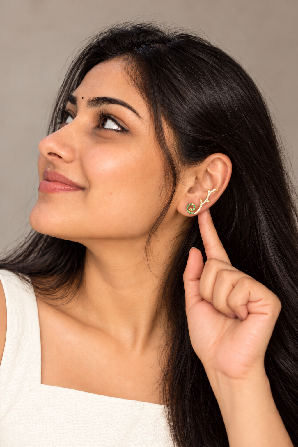 Twin Hues Twig Studs - photo 1